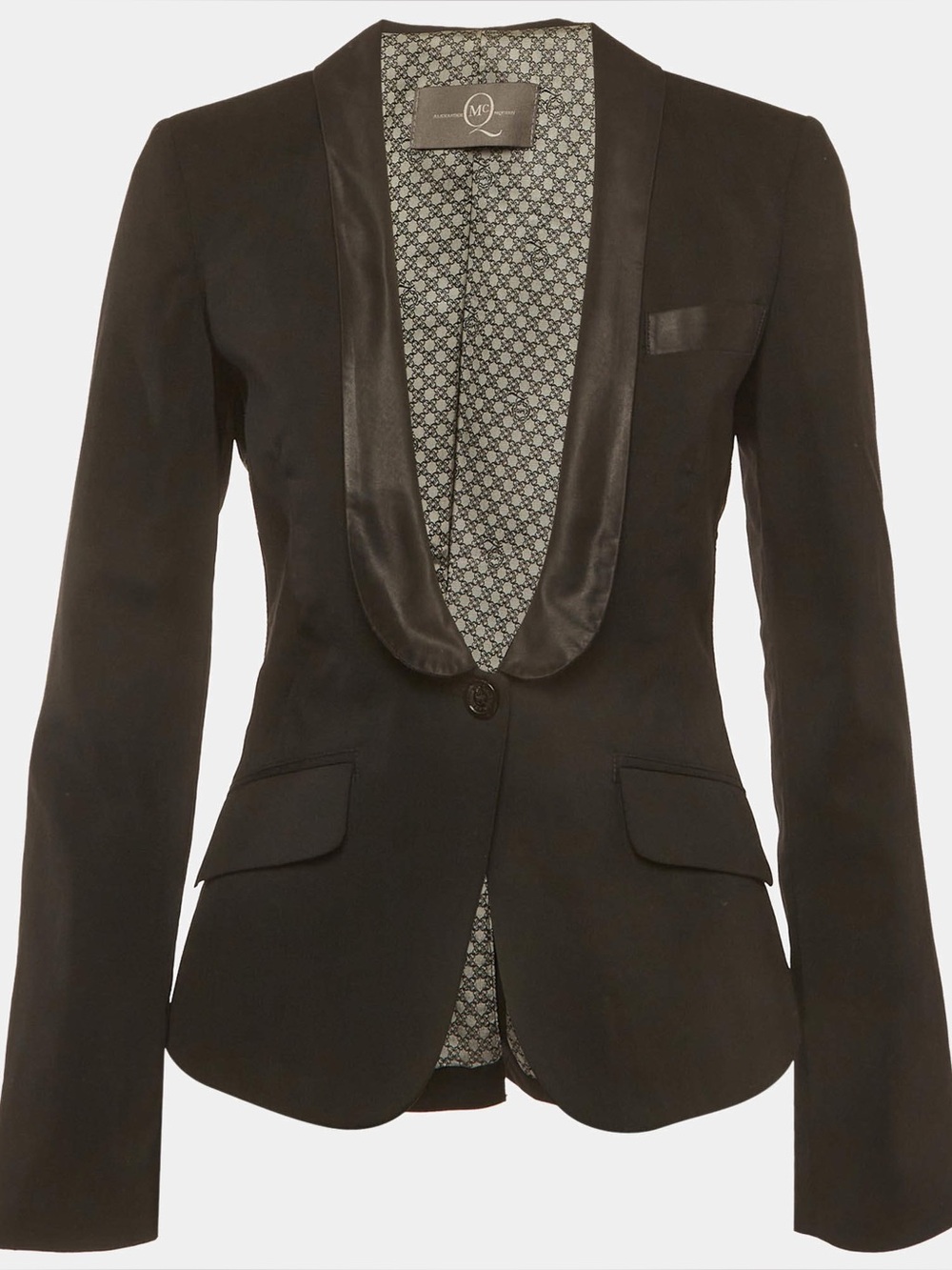Authentic Alexander McQueen Tuxedo blazer Womens size 42